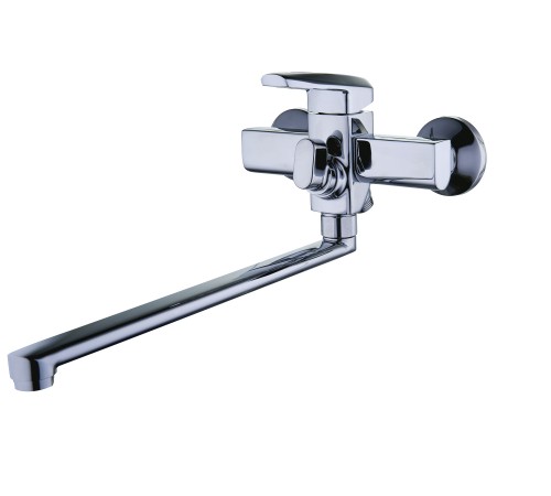 Смеситель для ванны длин. нос  NOF7 G LAUF (LOF-7) (10/шт)