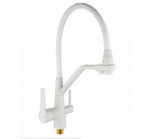 Смеситель для кухни  20037 W (белый) питевой WASSER NOVA