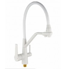 Смеситель для кухни  20037 W (белый) питевой WASSER NOVA