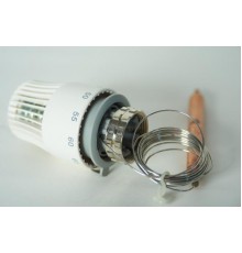 Термоголовка белая пл. с гил-ой с датчиком Тим (50/шт)