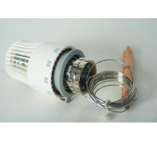 Термоголовка белая пл. с гил-ой с датчиком Тим (50/шт)