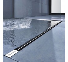 Линейный трап ультратонкая с задней вставкой шелевой  900*70  Evolux (4/1) сухой+мокрый затвор