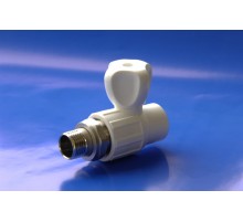 Кран ппр 20 -1/2  радиаторный  прям SP (80/10) ППР