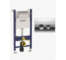 Инсталляция GEBERIT с клавишей DELTA 25 (квад) + крепление