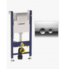 Инсталляция GEBERIT с клавишей DELTA 25 (квад) + крепление