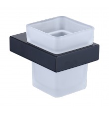 Настенный стеклянный стакан ( черный) 9505 black Kern (20шт)