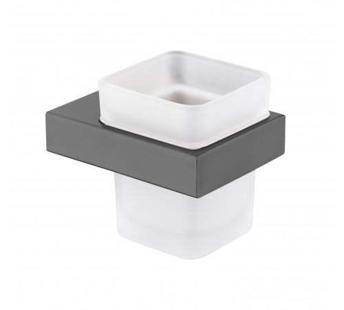 Настенный стеклянный стакан   (оруж. сталь)) 9505 gun Kern (20шт)