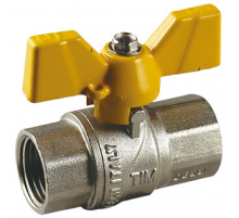 Кран шар. для Газа 1/2 г/г бабочка TIM (60/15)