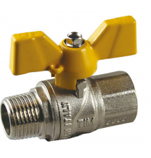 Кран шар. для Газа 1/2 г/ш бабочка TIM (60/15)