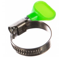 Хомут червячный (в) Ф 1"   TIM 20-32 с ручкой  (300/50)