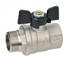 Кран шар.. 1" г/ш бабочка  (307)  BgT (32/8)