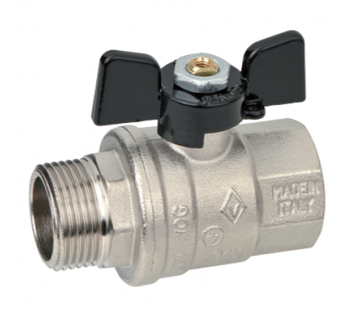 Кран шар.. 1" г/ш бабочка  (307)  BgT (32/8)