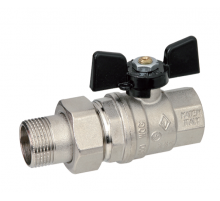 Кран с американкой. 1"   (322)  BgT (24/6)