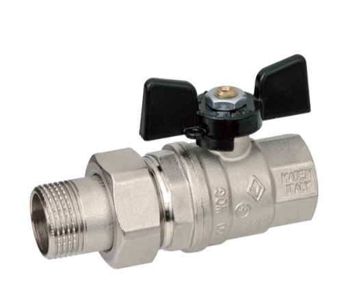 Кран с американкой. 1"   (322)  BgT (24/6)