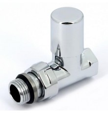 Вентиль рад. регулировочный прямой 1/2  хром. с седельным затвором TIM (60/6)