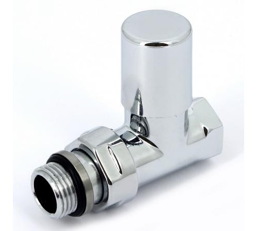 Вентиль рад. регулировочный прямой 1/2  хром. с седельным затвором TIM (60/6)