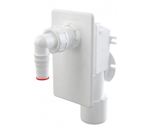 Сифон стиральной машины  под штукатурку (белый) Алкапласт (40|1)