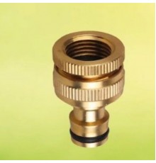 Адаптер штуцерный с внутренней резьбой, латунный 3/4 Тим (200/10)