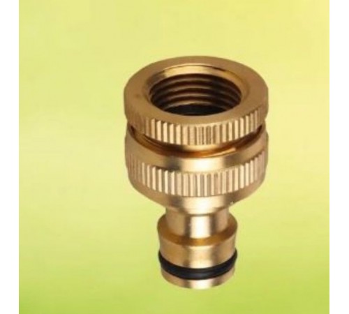 Адаптер штуцерный с внутренней резьбой, латунный 3/4 Тим (200/10)