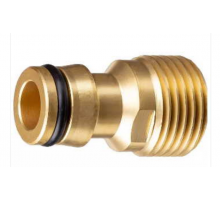 Адаптер штуцерный с Наружной резьбой, латунный 1/2  Тим (300/10)