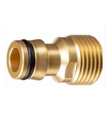 Адаптер штуцерный с Наружной резьбой, латунный 3/4  Тим (250/10)