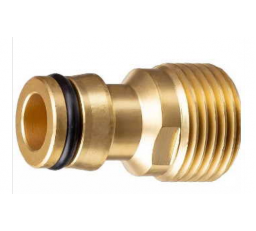 Адаптер штуцерный с Наружной резьбой, латунный 3/4  Тим (250/10)
