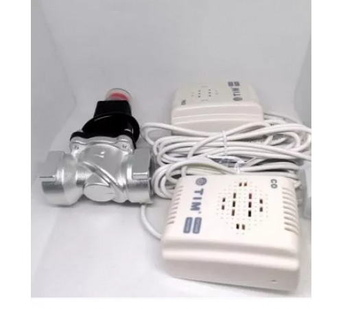 Система автомат контроля загазованности (угарный СО+природный газ ) 3/4" TIM (20/1)