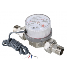 Счетчик для воды 1/2 VALTEK универс.  импульсный (12/шт) (L=80мм) с америк.