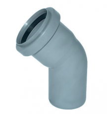 Отвод     ПВХ   40   45гр  Политэк (50/шт)