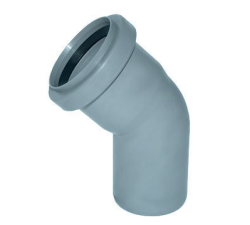 Отвод     ПВХ   40   45гр  Политэк (50/шт)