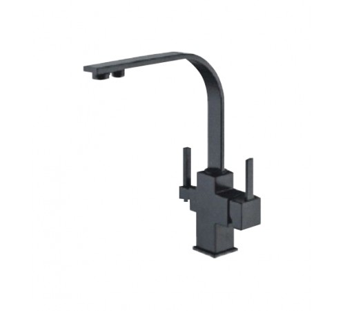 Смеситель для кухни черный 2034-Black Kern (8/шт)