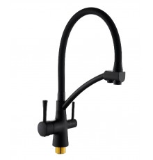 Смеситель для кухни  20039 BL (черный) питевой WASSER  NOVA