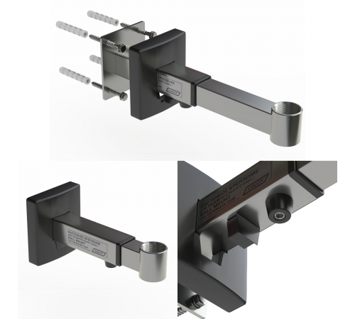 Крепление для бака регулирующий 3/4   ASKON  НЕРЖ. СТАЛЬ (40 шт)