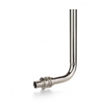 Трубка Г-образная для подключения к радиатору, ELSEN, Monolit, 16, длина трубки, мм-250, латунь