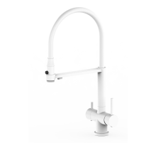 Смеситель для кухни  под фильтр (белый) 2059 white  Kern (10 шт)