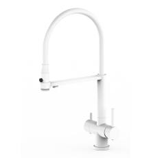 Смеситель для кухни  под фильтр (белый) 2059 white  Kern (10 шт)