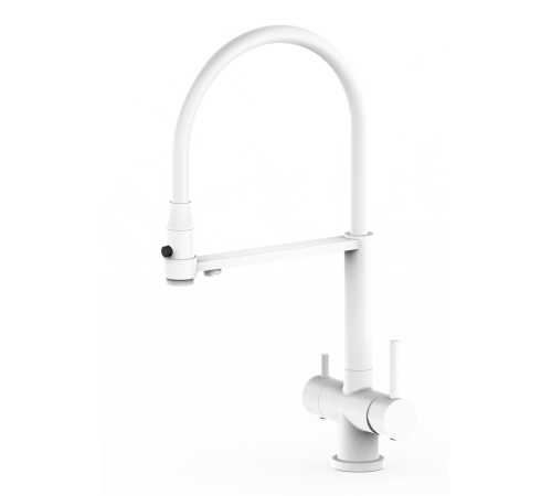 Смеситель для кухни  под фильтр (белый) 2059 white  Kern (10 шт)