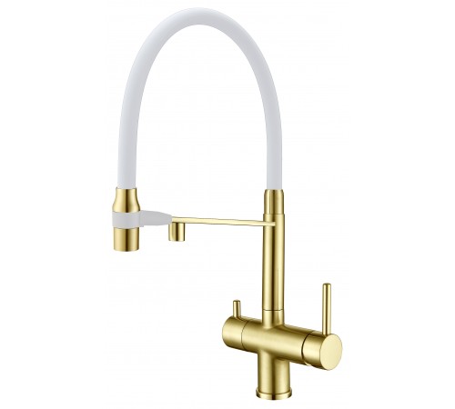 Смеситель для кухни  под фильтр  2074 matt gold Kern (6шт)