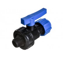 Кран шар.разъемный ПНД 32 х 1 HР (20/4)