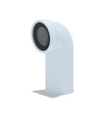 Трубка фановая ф 110 х 90* Ани W9220 (15/шт) угловой