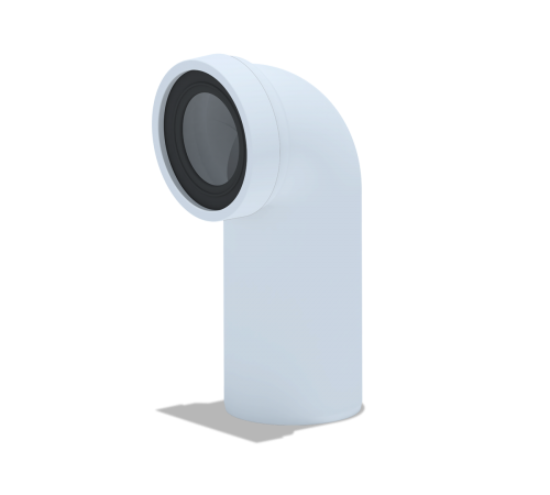 Трубка фановая ф 110 х 90* Ани W9220 (15/шт) угловой