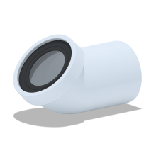 Трубка фановая ф 110 х 45* Ани W4220 (30/шт)