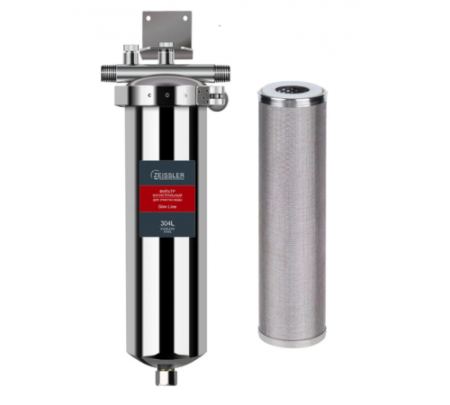 Магистраль фильтр из нерж. стали,картридж из нерж. стали 100MKM ,10SL-1/2  Zeissl (8/1) по доступной цене.