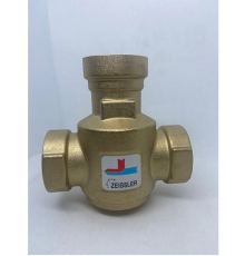 Клапан термостатический трехходовой 1 ВН ( 55* С ) для наполный котлов (20/1) Zeissler