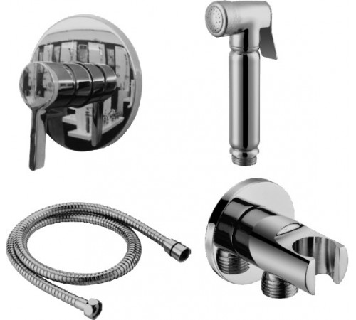 Набор для скрытого монтажа со смесит. круг  4023 Kern (10/шт) Chrome