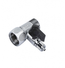 Кран Тройник для подключения фильтра 1/2"-14 ТИМ (50/1)