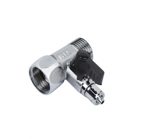 Кран Тройник для подключения фильтра 1/2"-14 ТИМ (50/1)