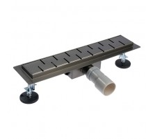 Трап с решеткой цвет вороненная сталь 70 * 700 Тим (4/1)