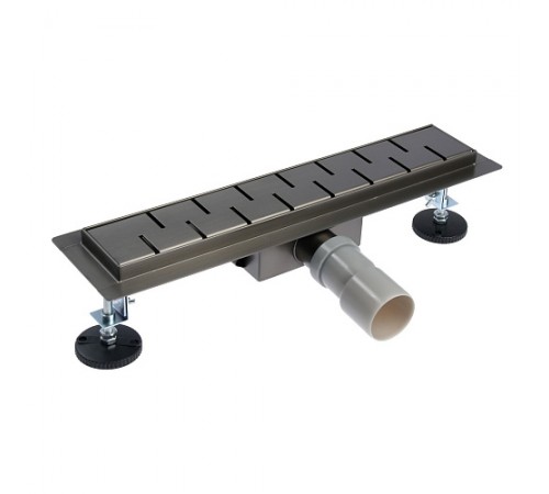 Трап с решеткой цвет вороненная сталь 70 * 700 Тим (4/1)